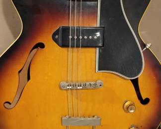 Vintage, Gibson,  guitar. Serial # 47356. Because of the large interest in both the Fender and the Gibson Guitar from around the country, we have elected to go to a sealed bid. They will will be available for preview till Saturday 1pm .