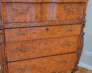 Romweber, French Provincial Louis XV,  matching chest of drawers, nightstand, dresser