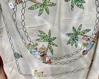 charming embroidered cloth 