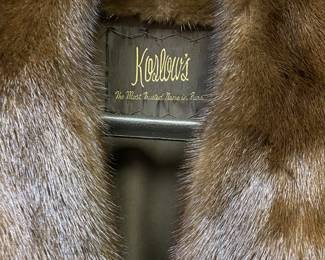 full length  Lunaire fur coat 