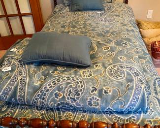 we have two Jenny Lind twin beds, one has mattress set, the other does not, the beds are beautifully crafted