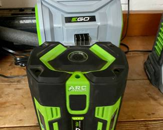  lawn mower with battery pack, blower and edger 