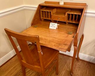 charming small  antique writing desk 