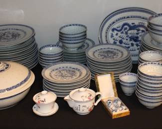 Chinese Jingdezhen Dragon Dishware, Rice Noodles Bowls, Tea Bows, Ceramic Or Porcelain Spoons, More