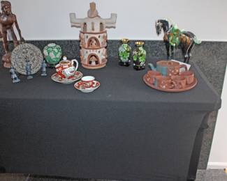 Cloisonne Items, Figurines, Asian Artifacts