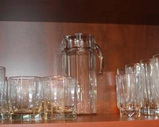 Glassware and Pitcher