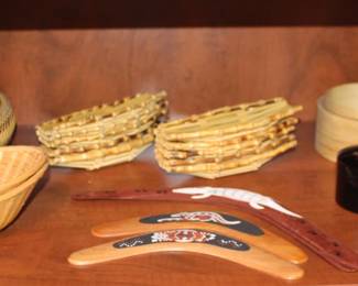 Asian Baskets and Coasters