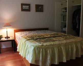 Bedroom Bed and Table