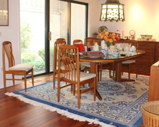 Teak Chairs and Table