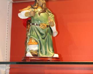Chinese Warrior with Greens Orange Hong Kong