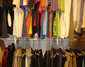 Golf Shirts, Dress Shirts, Pants