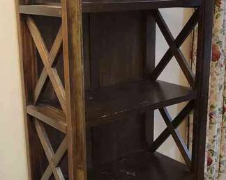 Wooden Bookcase With 4 Shelves