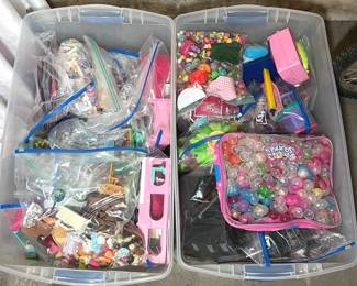 Mystery Lot Of Legos And Small Toys