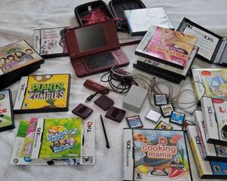 Nintendo DS Device, Games, Carrying Case 