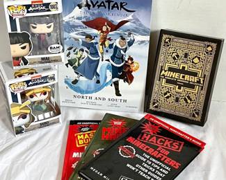 Avatar The Last Airbender Funko Pops Minecraft Complete Handbook Edition