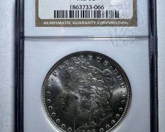 1898 O Morgan Silver Dollar NGC Graded