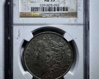 1878 7TF Rev Of 1878 Morgan Silver Dollar NGC Graded