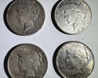 Peace Dollars 90% Silver