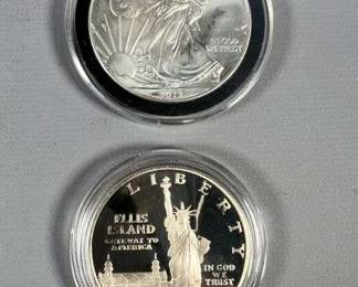 Silver Eagle & Statue of Liberty Commemorative 