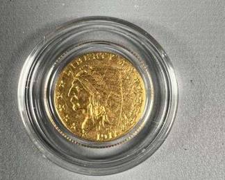 1911 $2.5 Indian Gold
