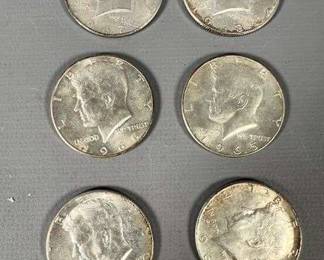 Silver  Kennedy Half Dollars 