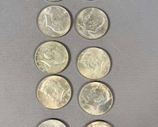 Silver Kennedy Half Dollars 