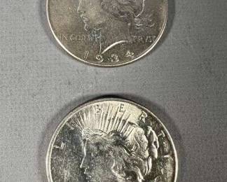Peace Dollars 90% Silver 