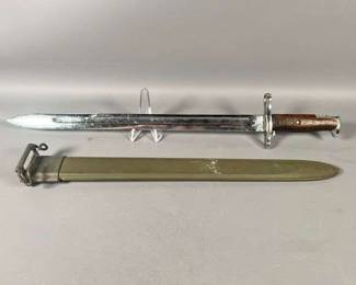 US WW1 M1905 Bayonet and Scabbard SA 1910