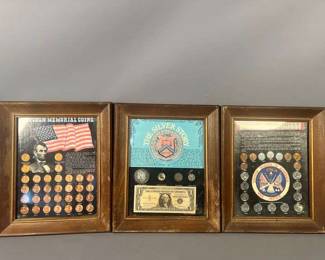 Framed Coins & Currency 