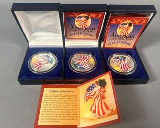 Full Color Silver Eagles 