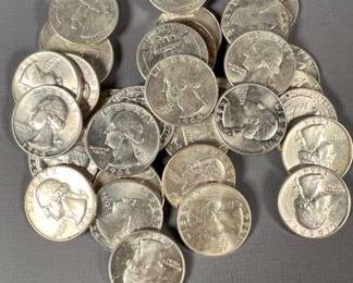 Washington 90% Silver Quarters