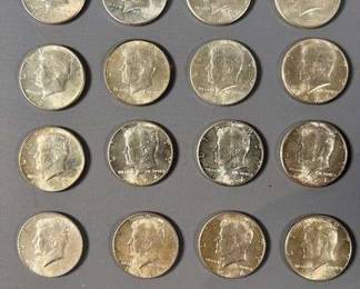 Silver Kennedy Half Dollars 