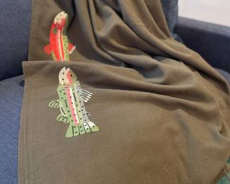 Laura Megros 100% wool blanket