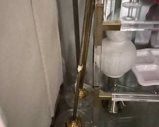 Heavy brass and class pendants 