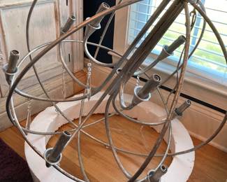 36” orb chandelier