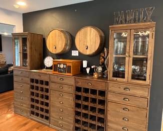 POTTERY BARN CABINETS & WINE BAR