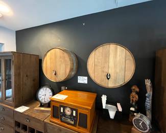 POTTERY BARN DRINK CABINETS