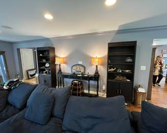BOOKCASES & CONSOLE