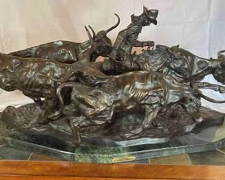 001 Stampede by Frederic Remington Bronze