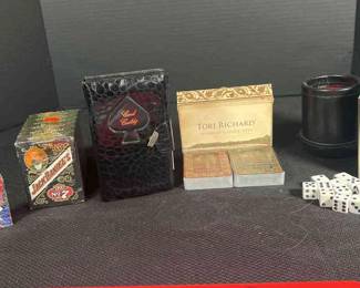 Antique Playing Card Caddy and More 