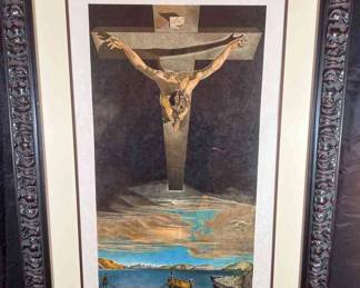 Dali Christ St John on the Cross Lithograph Signed Numbered