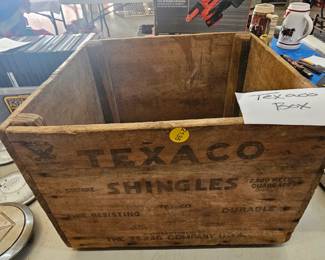 TEXACO WOOD CRATE