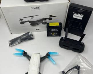 DJI Spark MM1A Portable Mini Drone w/ Extras