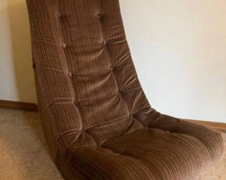 Vintage Gaming Chair - Retro Fabric