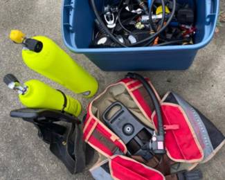 Scuba Gear - Scubapro Jacket, Sherwood Regulator - Click to see all