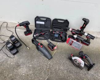 Craftsman 19.2V Tools - Drills, Saw, Batteries, & Chargers +