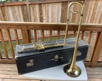 Trumpet w/ Case - possibly by DEG