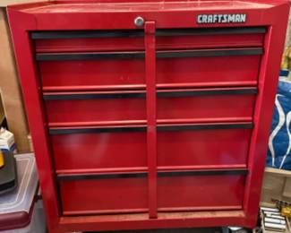 Vintage Craftsman 5 Drawer Rolling Tool Chest w/Tools