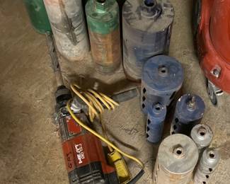 Hilti cord drill with core bits