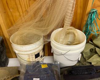 2 large cast nets 